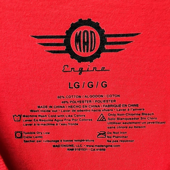 Mad Engine Men's Santa Claus Christmas Festive Holiday Tee Shirt, L - Picture 2 of 6